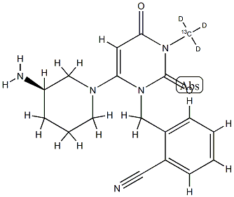 1246817-18-4 Alogliptin-13C,d3