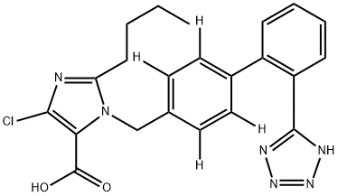 Losartan-d4 Carboxylic Acid Structure