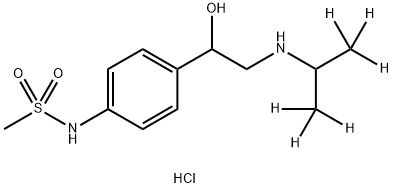 Sotalol D6 HCl Structure