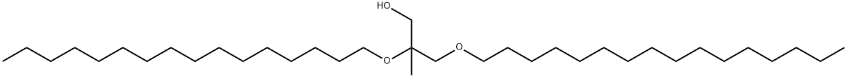 2-methyl-1,2-di-O-hexadecylglycerophosphocholine Structure