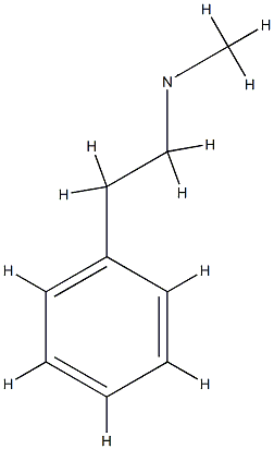 AMidogen, Methyl(2-phenylethyl)- Structure