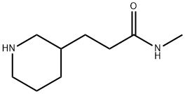 N-methyl-3-(3-piperidinyl)propanamide(SALTDATA: HCl) 구조식 이미지