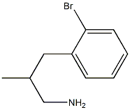 3-(2-Bromo-phenyl)-2-methyl-propylamine Structure