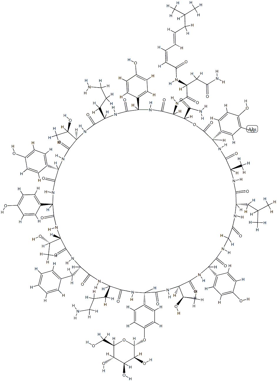 ramoplanin A2 Structure