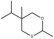 1,3-Oxathiane,2,5-dimethyl-5-(1-methylethyl)-(9CI) Structure