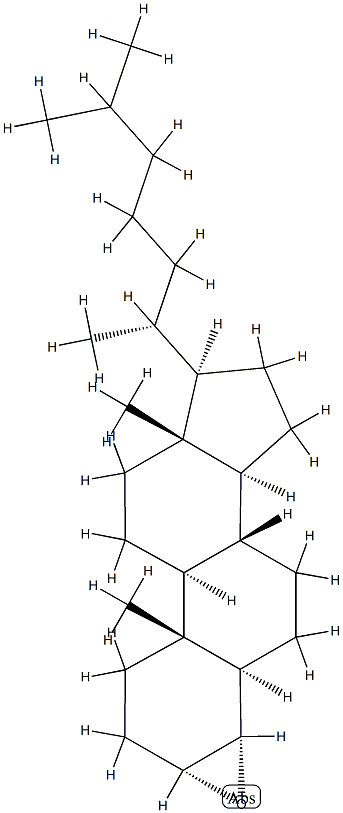 3α,4α-에폭시-5α-콜레스테인 구조식 이미지