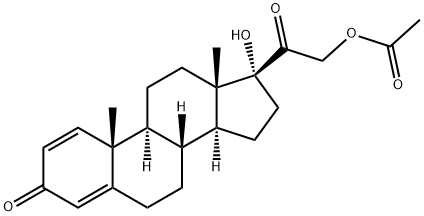 11-Deoxy Prednisone Acetate 구조식 이미지