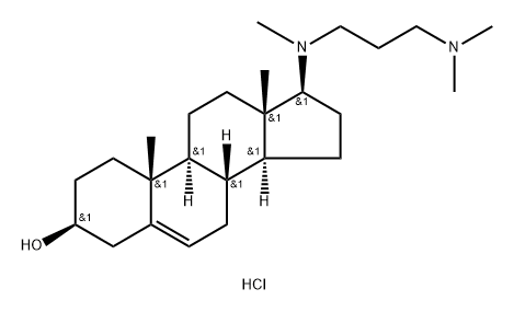 Azacosterol dihydrochloride Structure