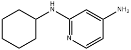 N2-cyclohexylpyridine-2,4-diamine Structure