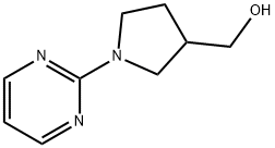 (1-(pyrimidin-2-yl)pyrrolidin-3-yl)methanol Structure