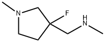 3-Pyrrolidinemethanamine,3-fluoro-N,N-dimethyl-(9CI) Structure