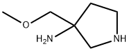 3-Pyrrolidinamine,3-(methoxymethyl)-(9CI) Structure