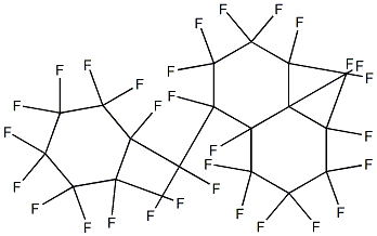 DIFLUORO(UNDECAFLUOROCYCLOHEXYL)METHYL)HEPTADECAFLUORODECAHYDRO NAPHTHALENE Structure