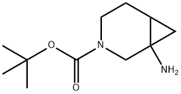 Cis-Tert-Butyl 1-Amino-3-Azabicyclo[4.1.0]Heptane-3-Carboxylate(WX110145) Structure