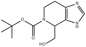 4-Hydroxymethyl-1,4,6,7-Tetrahydro-Imidazo[4,5-C]Pyridine-5-Carboxylic Acid Tert-Butyl Ester(WX140094) Structure