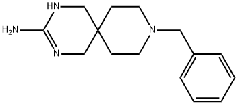 9-Benzyl-2,4,9-Triaza-Spiro[5.5]Undec-2-En-3-Ylamine(WX100263) 구조식 이미지
