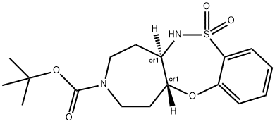 Trans-Tert-Butyl 1,4,5,5A,6,12A-Hexahydroazepino[4,5-F]Benzo[B][1,4,5]Oxathiazepine-3(2H)-Carboxylate 7,7-Dioxide(WX115060) Structure