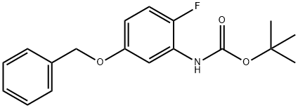 N-boc-5--Benzyloxy-2-fluoroaniline Structure