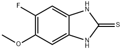2H-Benzimidazole-2-thione,5-fluoro-1,3-dihydro-6-methoxy-(9CI) 구조식 이미지