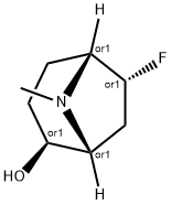 8-Azabicyclo[3.2.1]octan-2-ol,6-fluoro-8-methyl-,(2-exo,6-endo)-(9CI) 구조식 이미지