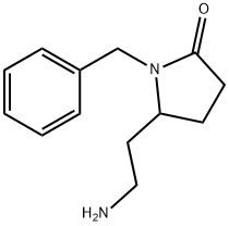 5-(2-Amino-ethyl)-1-benzyl-pyrrolidin-2-one Structure