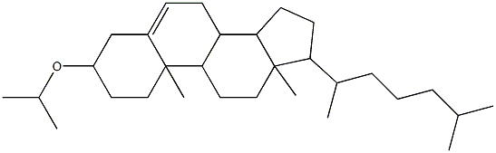 3β-이소프로폭시콜레스트-5-엔 구조식 이미지
