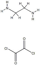 Ethylenediamine/oxalyl chloride copolymer Structure