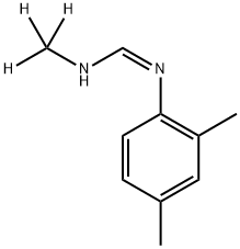 N-(2,4-DiMethylphenyl)-N′-Methyl-D3-forMaMidine 구조식 이미지