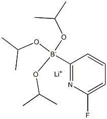 리튬트리이소프로필2-(6-플루오로피리딜)보레이트 구조식 이미지