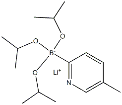 Lithium triisopropyl 2-(5-methylpyridyl)borate Structure
