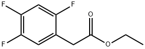 Ethyl 2-(2,4,5-trifluorophenyl)acetate 구조식 이미지
