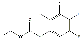 ethyl 2-(2,3,4,5-tetrafluorophenyl)acetate Structure