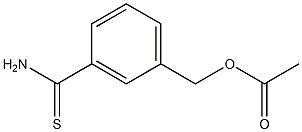 3-(AcetoxyMethyl)thiobenzaMide, 97% 구조식 이미지
