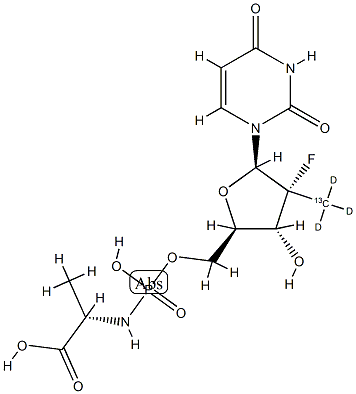 PSI 352707-13C,D3 구조식 이미지