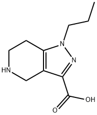 1-propyl-4,5,6,7-tetrahydro-1H-pyrazolo[4,3-c]pyridine-3-carboxylic acid(SALTDATA: HCl 1.5H2O) 구조식 이미지