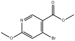 methyl 4-bromo-6-methoxypyridine-3-carboxylate Structure