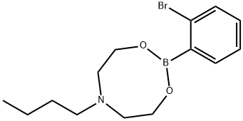 2-(2-Bromophenyl)-6-butyl-1,3,6,2-dioxazaborocane Structure