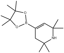 2,2,6,6-Tetramethyl-1,2,3,6-tetrahydro-4-pyridineboronic acid pinacol ester Structure