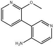 2'-메톡시-3,3'-비피리딘-4-aMine 구조식 이미지