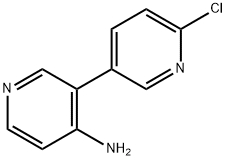 6'-클로로-3,3'-비피리딘-4-aMine 구조식 이미지