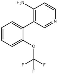 3-(2-(trifluoroMethoxy)phenyl)pyridin-4-aMine Structure