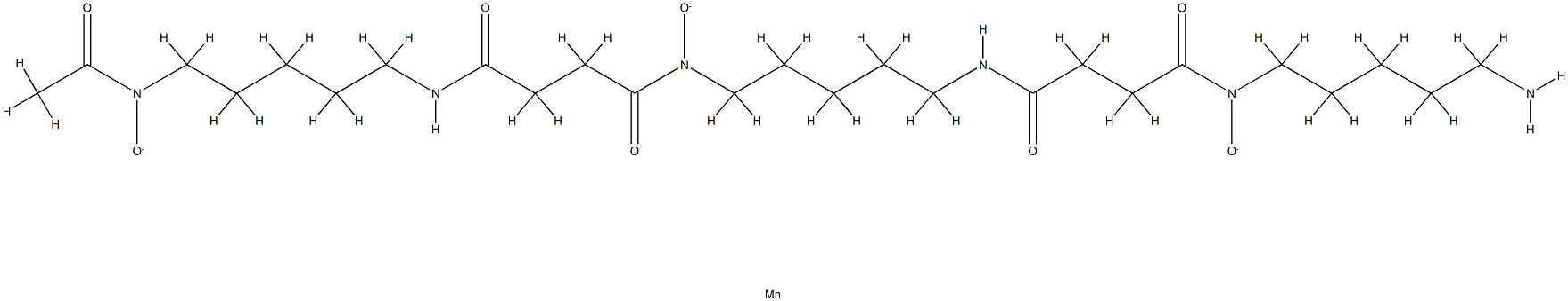 manganese desferioxamine Structure
