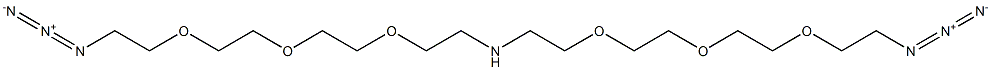NH-(PEG3-azide)2 Structure