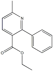 ethyl 6-methyl-2-phenylnicotinate Structure