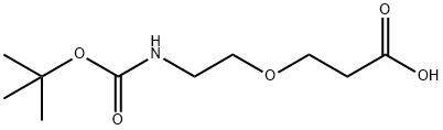 t-Boc-N-amido-PEG1-acid Structure