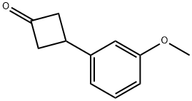 3-(3-methoxyphenyl)cyclobutanone Structure