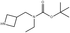 Azetidin-3-ylmethyl-ethyl-carbamic acid tert-butyl ester 구조식 이미지