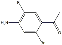 1-(4-Amino-2-bromo-5-fluoro-phenyl)-ethanone Structure