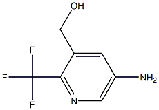 (5-Amino-2-trifluoromethyl-pyridin-3-yl)-methanol 구조식 이미지