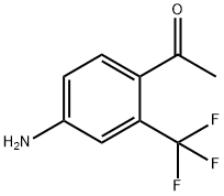 1-(4-Amino-2-trifluoromethyl-phenyl)-ethanone 구조식 이미지